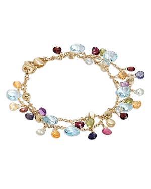 Marco Bicego 18K Yellow Gold Paradise Mixed Gemstone Two Strand Bracelet Product Image