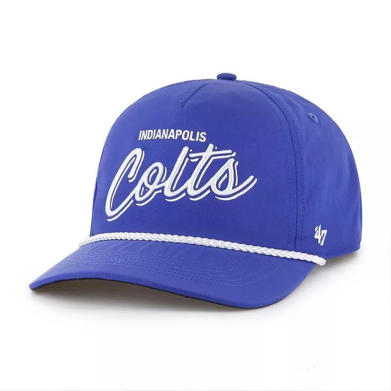 Men's '47 Royal Indianapolis Colts Brrr Fairway Hitch Adjustable Hat, Blue Product Image