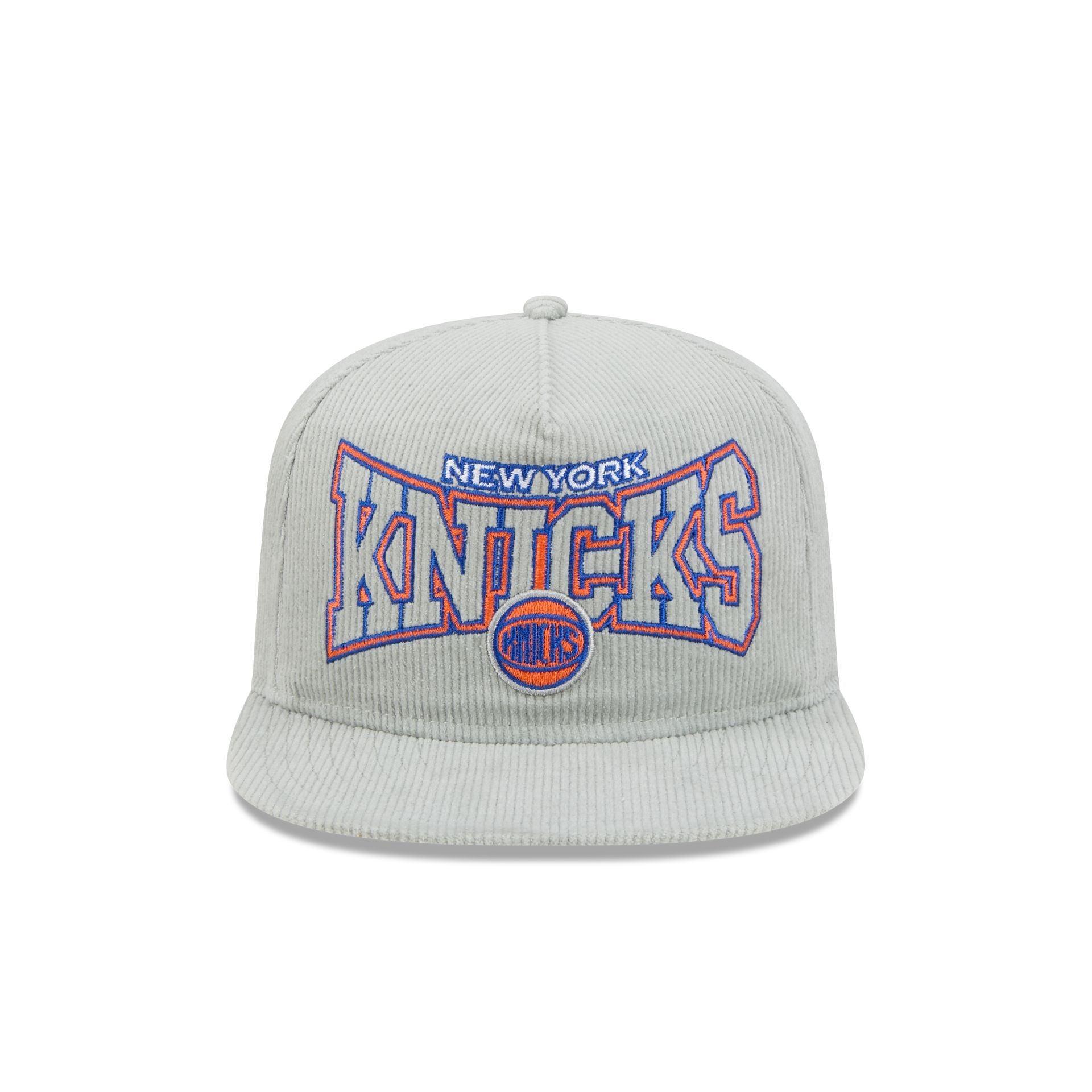 New York Knicks Gray Cord Golfer Hat Male Product Image