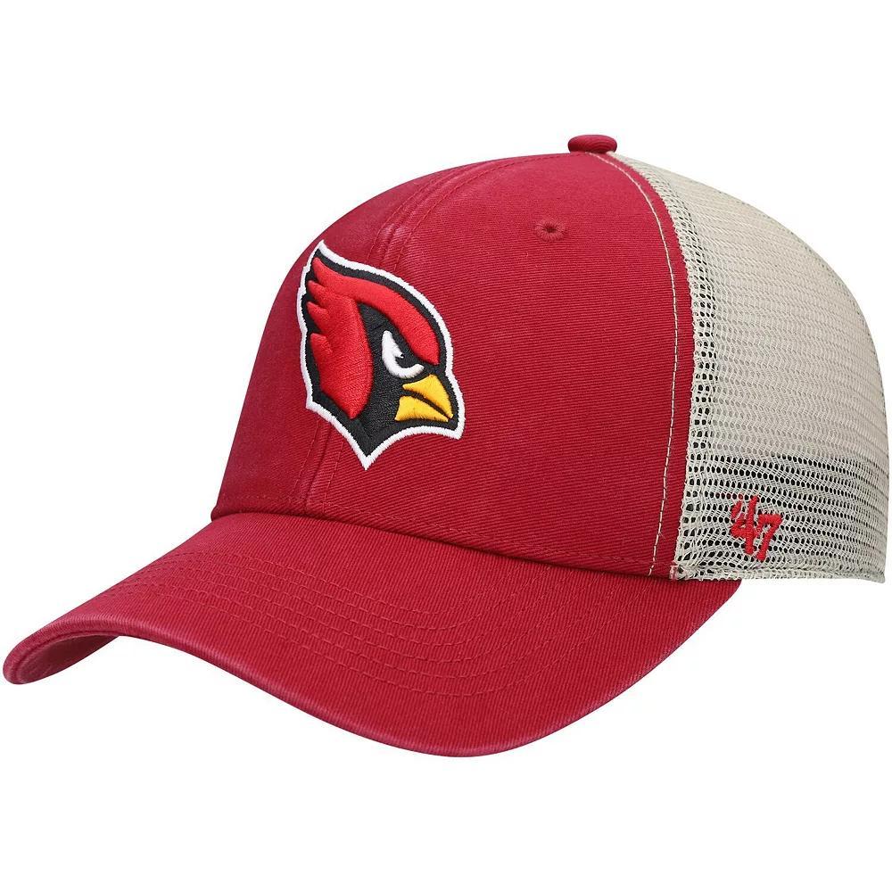 Men's '47 Cardinal Arizona Cardinals Flagship MVP Snapback Hat, Red Product Image