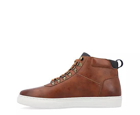 VANCE Ortiz Men's High Top Sneakers, Size: 12, Brown Product Image