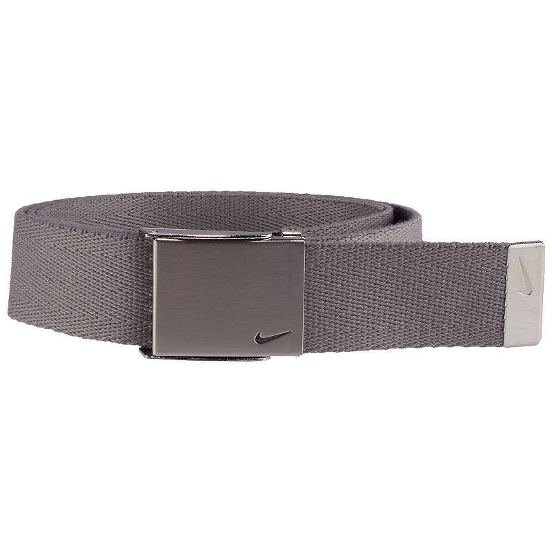 Men's Nike Golf Single Web Belt, Light Grey Product Image