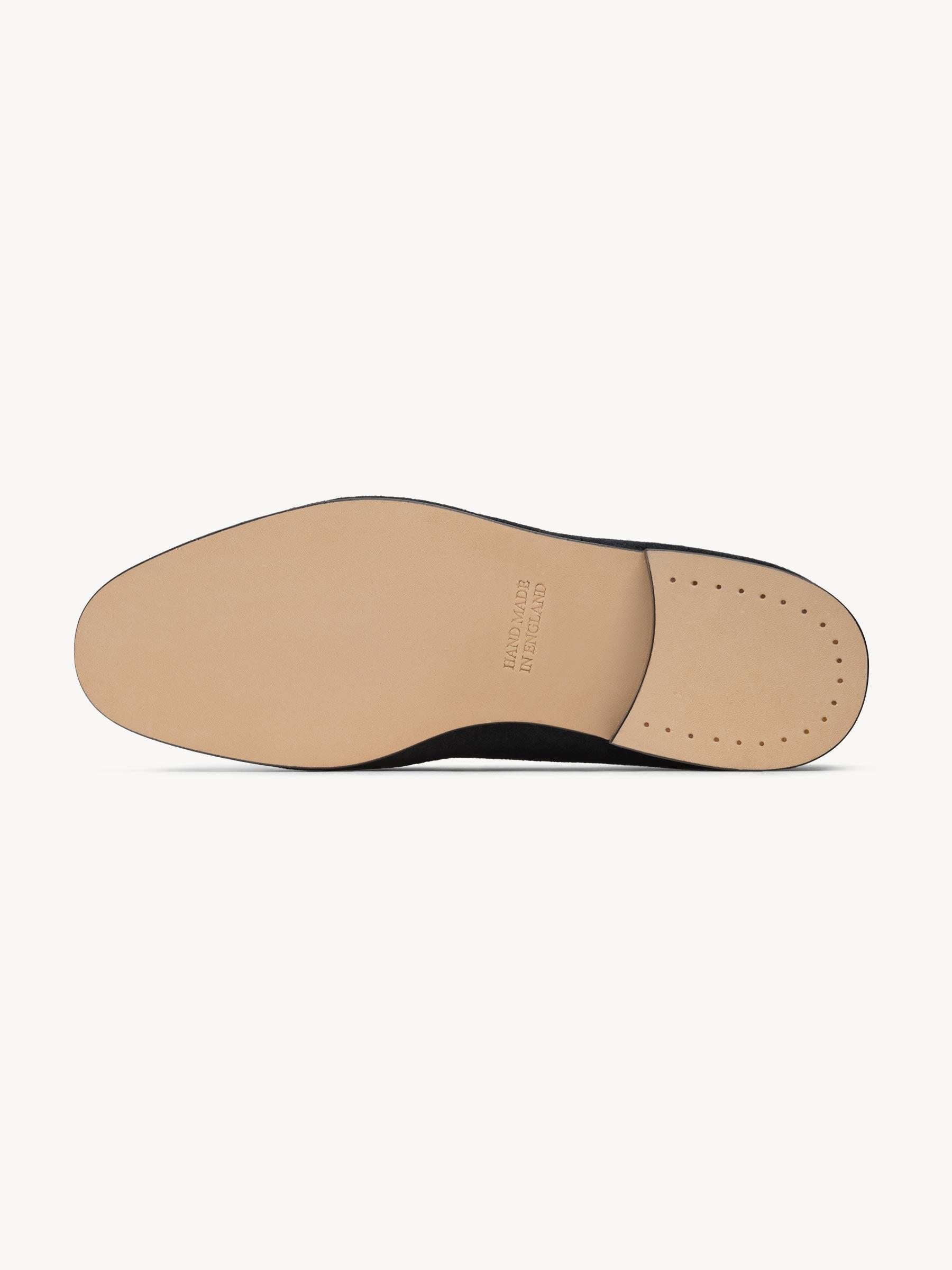 Black Sanders x Buck Mason Velvet Wholecut Loafer Product Image