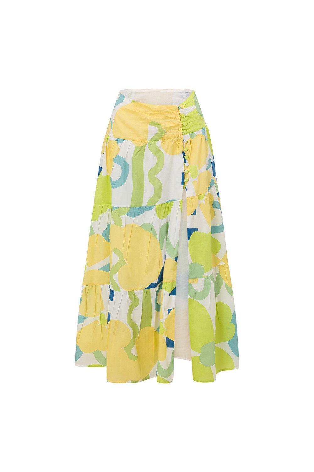 Bindi Top - Checker Floral Aliza Product Image