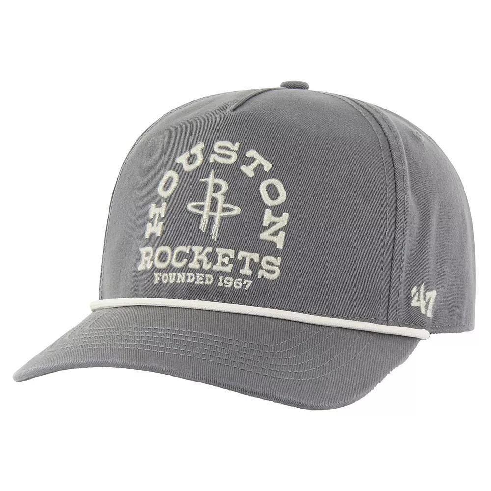 Mens 47 Charcoal Houston Rockets Canyon Ranchero Hitch Adjustable Hat Product Image