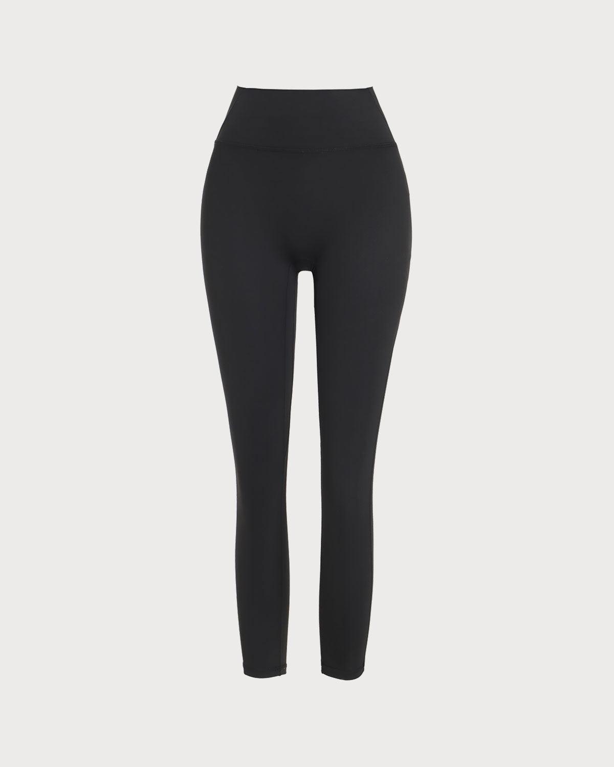 Black High Stretch Yoga Leggings Product Image