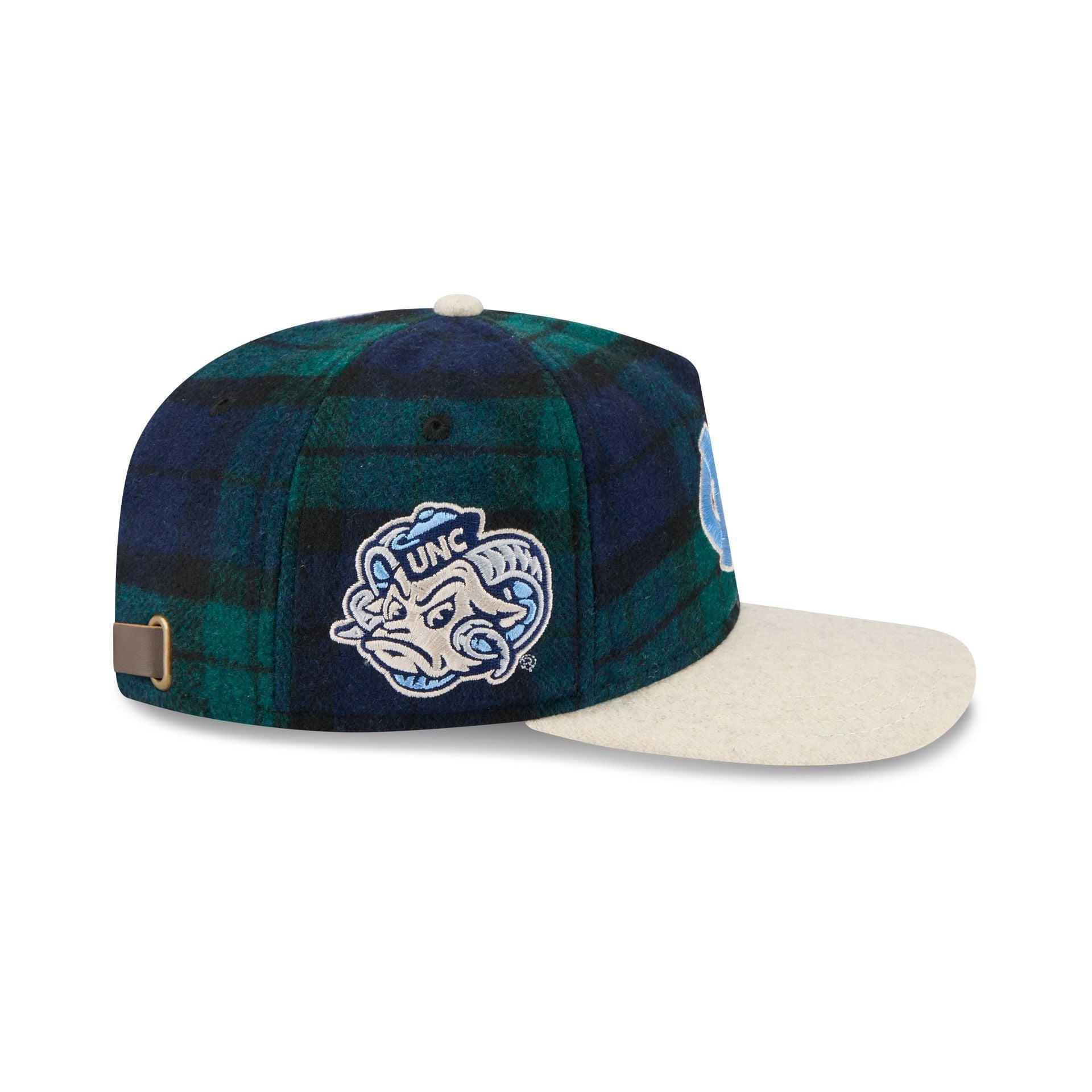 North Carolina Tar Heels Plaid Letterman 19TWENTY Adjustable Hat Male Product Image
