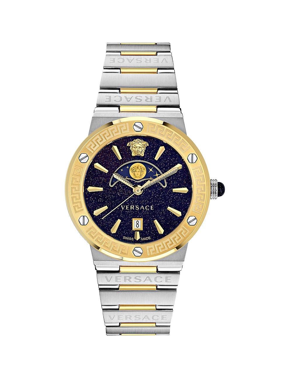 38mm Greca Two-Tone Bracelet Watch Product Image