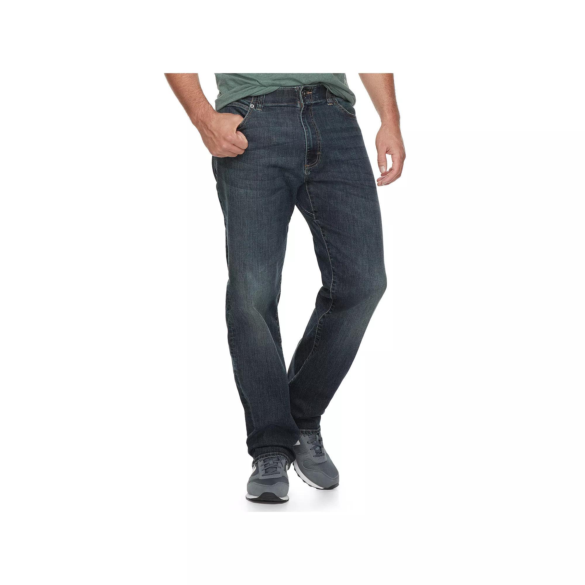 Big & Tall Lee Extreme Motion Relaxed Straight Jeans, Mens Product Image