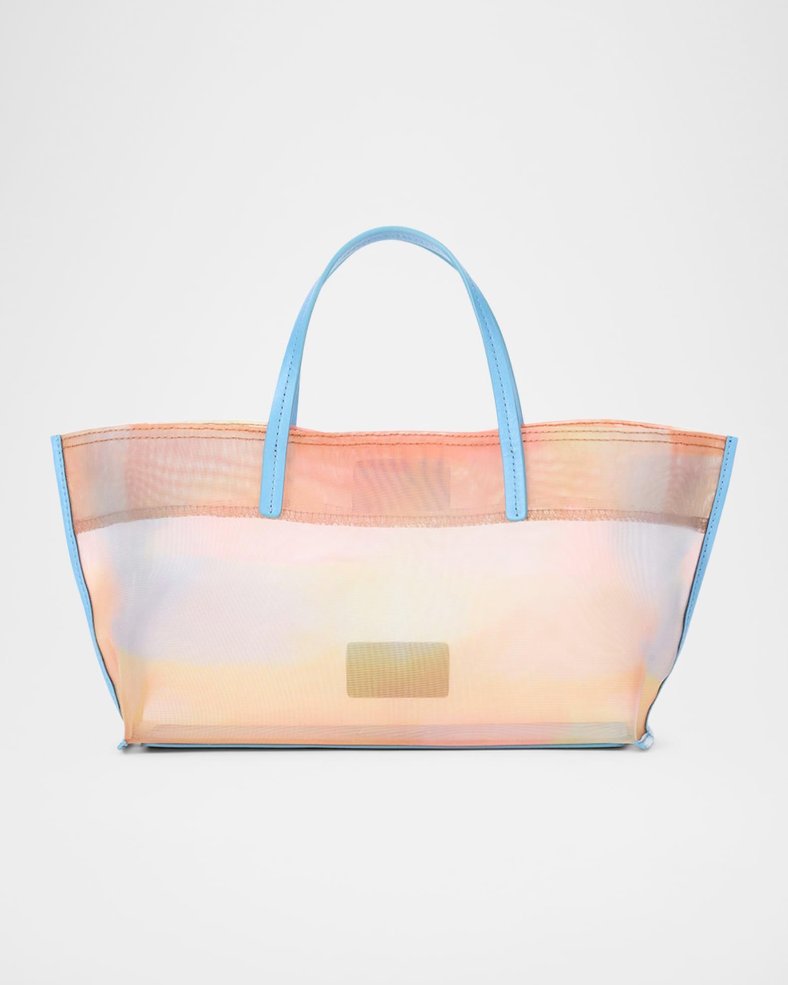 Christos Mini Plaid Mesh Tote Bag Product Image