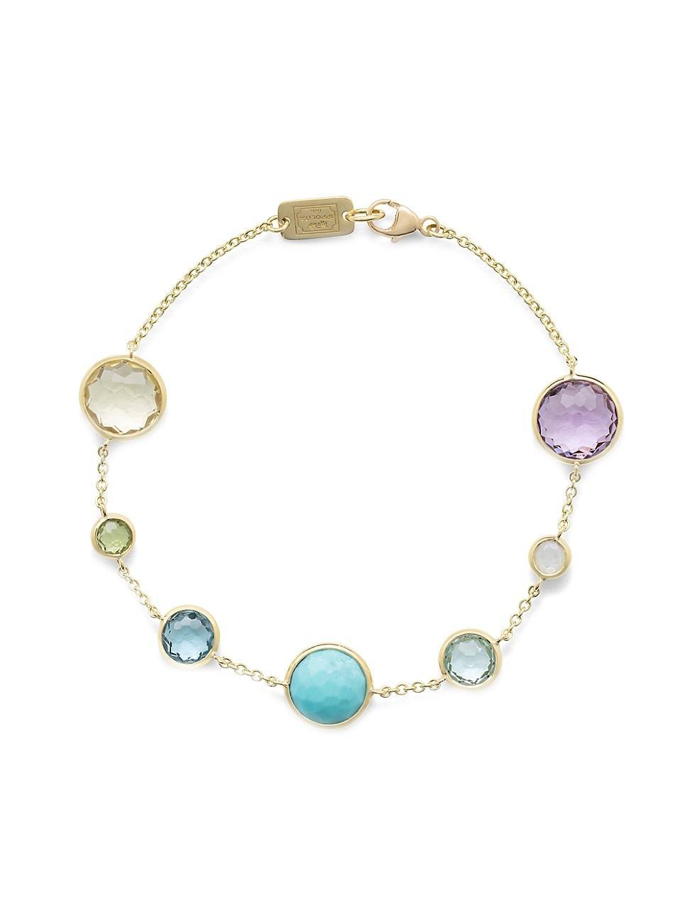 Ippolita 18K Yellow Gold Lollipop 7-Stone Link Bracelet Product Image