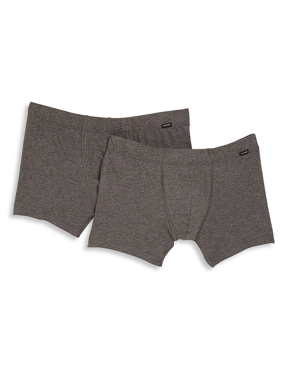 Hanro Cotton Essentials Covered Waistband Boxer Briefs, Pack of 2 Product Image