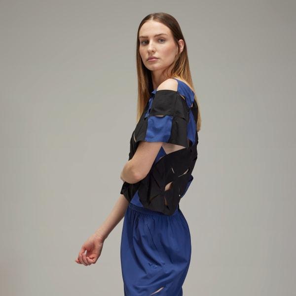 adidas Y-3 Puzzle Top Dark Blue M Womens Product Image