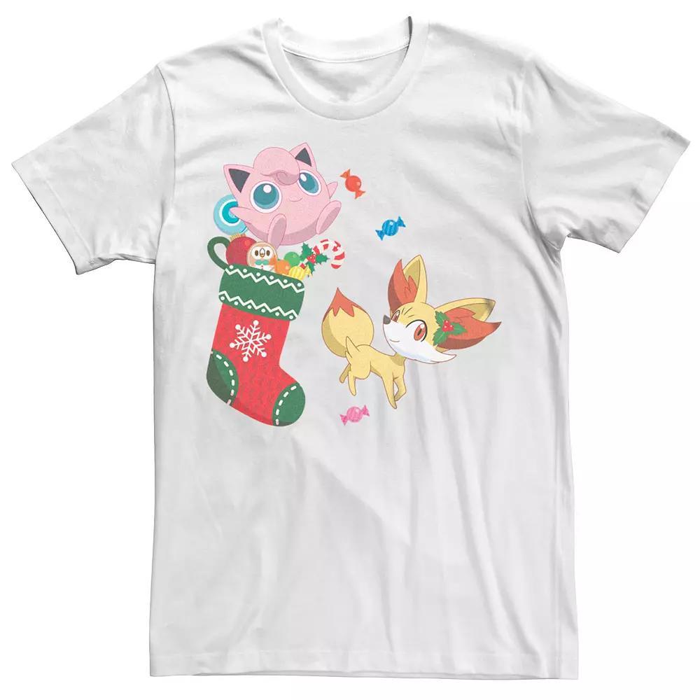 Men's Pokemon Jigglypuff Gift Stocking Tee, Size: XXL, White Product Image