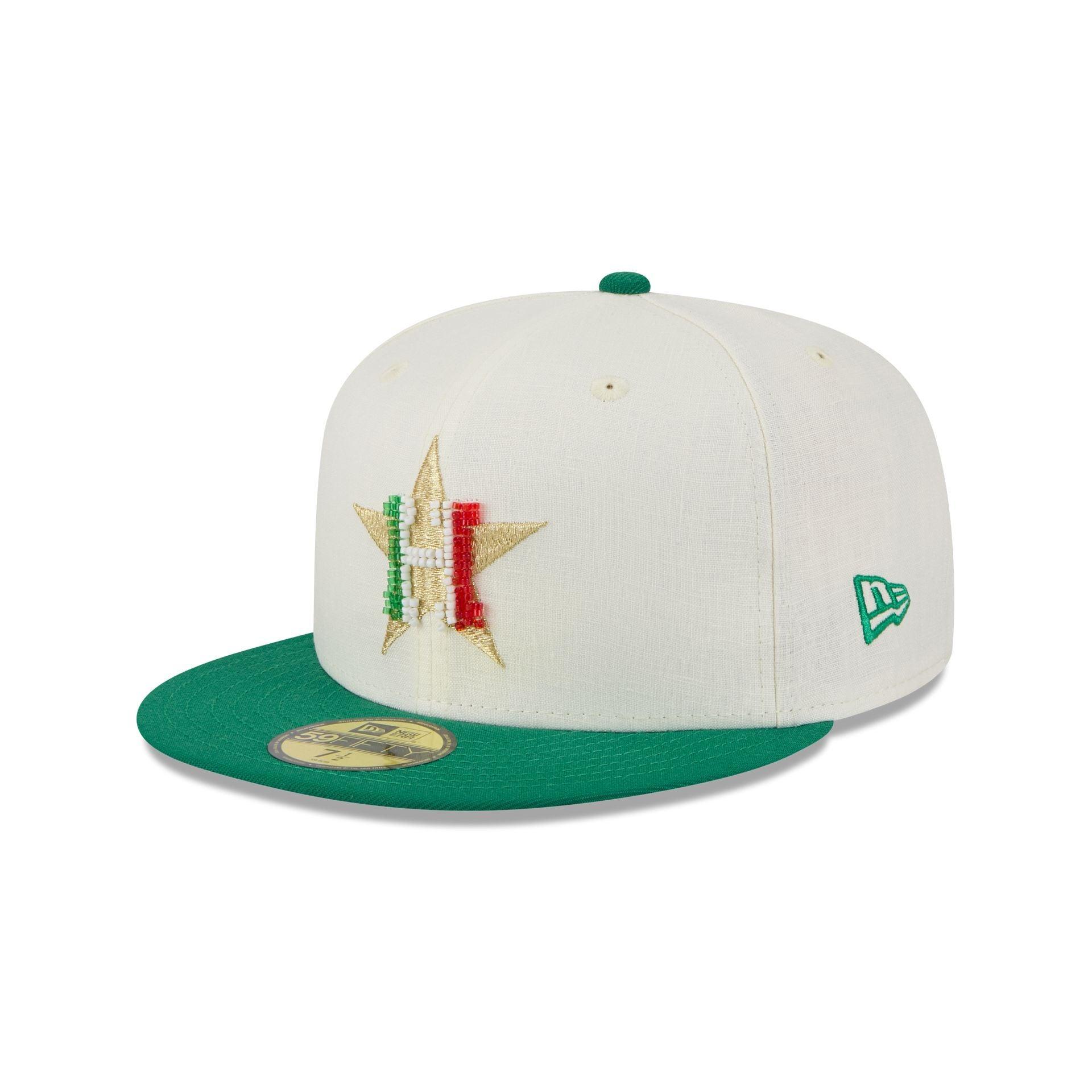 Houston Astros Beaded Linen 59FIFTY Fitted Hat Male Product Image