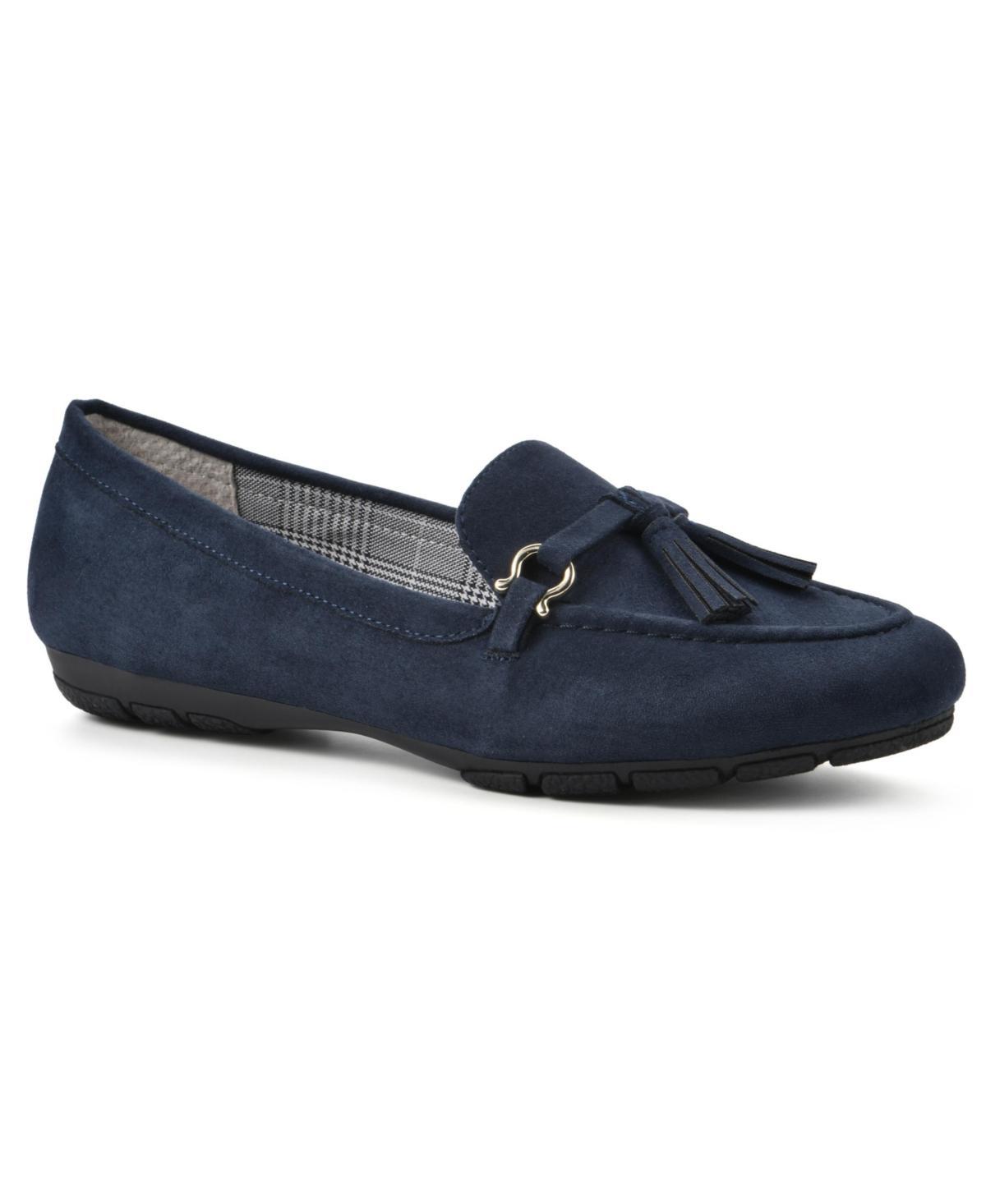 Cliffs By White Mountain Gush Women's Flats, Size: 8.5, Black Suedette Product Image