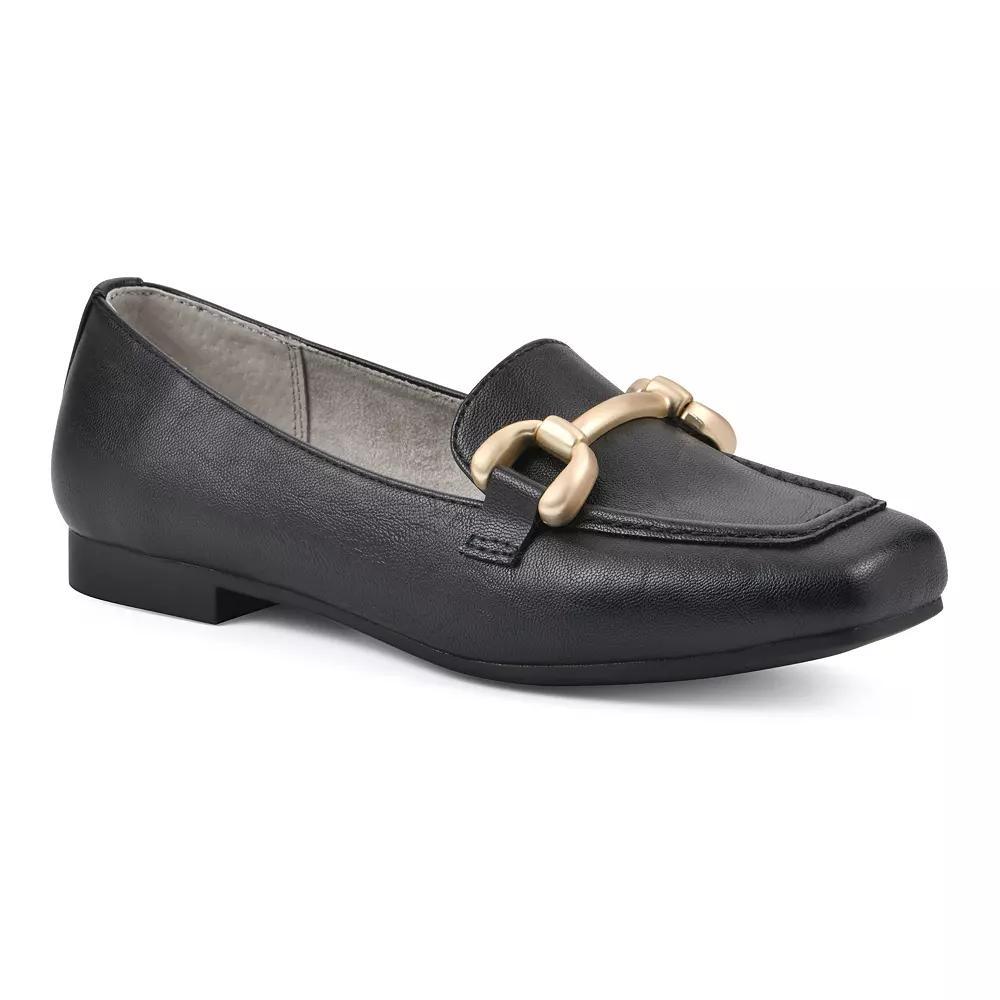 Cliffs by White Mountain Bestow Women's Loafers, Size: 6, Black Smo Product Image