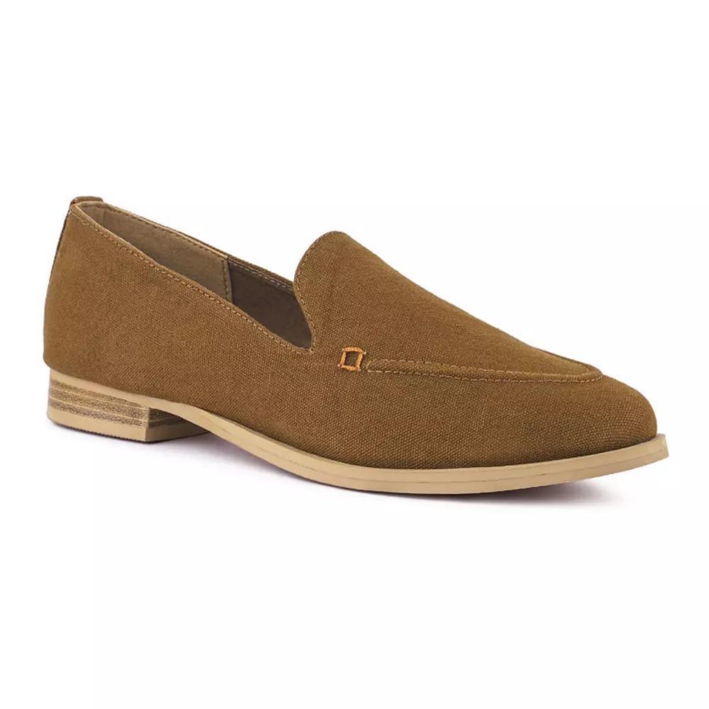 Women's Rag & Co BOUGIE Canvas Women's Loafers, Size: 10 Product Image