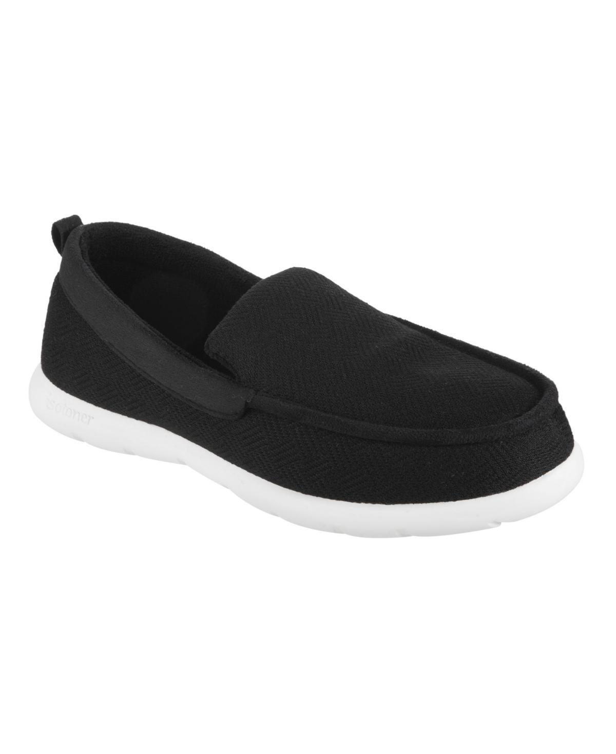 isotoner Zenz Mens Hatch Knit Moccasin Product Image