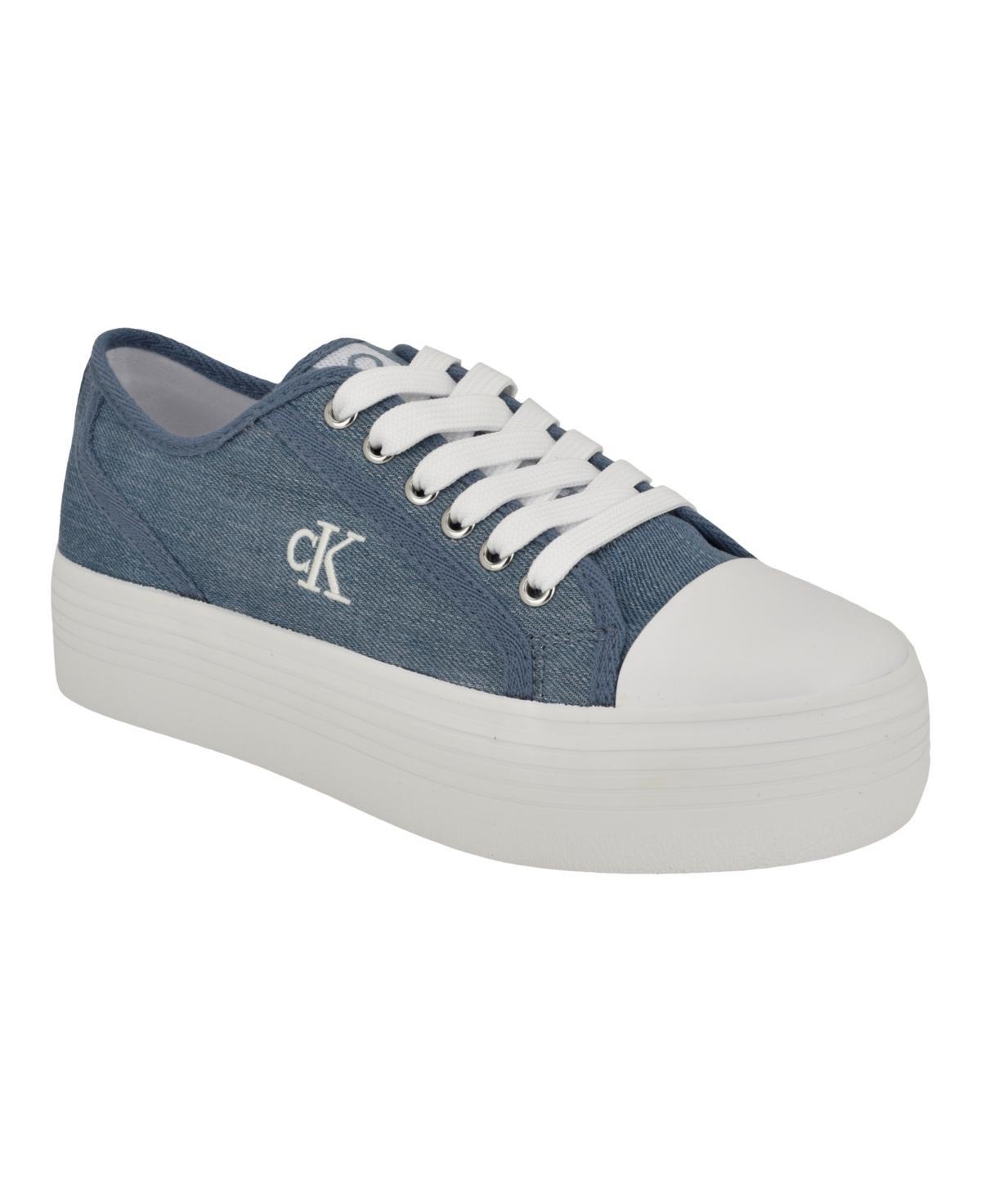Calvin Klein Brinle Denim) Women's Shoes Product Image