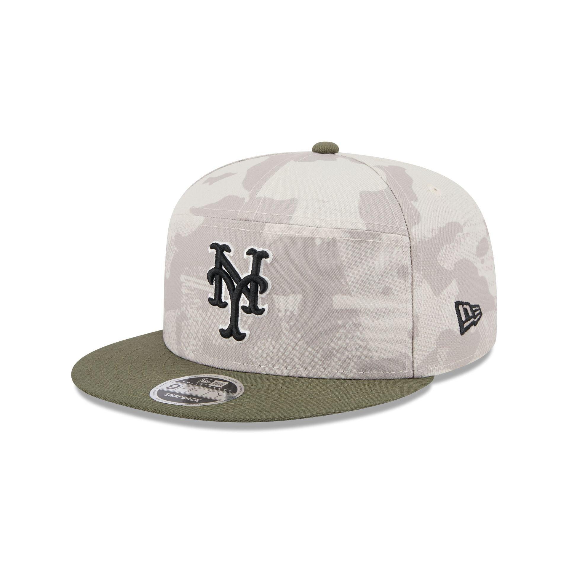 New York Mets Armed Forces Day 2025 Split Panel 9FIFTY Snapback Hat Male Product Image