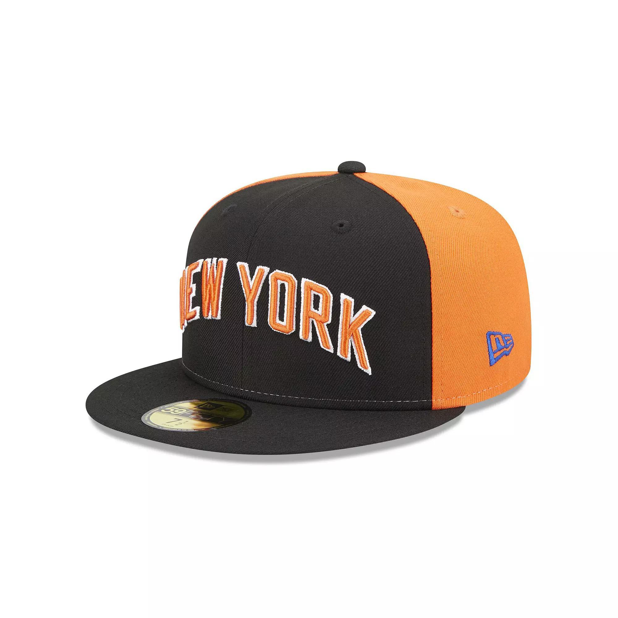 Mens New Era New York Knicks 2022/23 City Edition Official 59FIFTY Fitted Hat Product Image