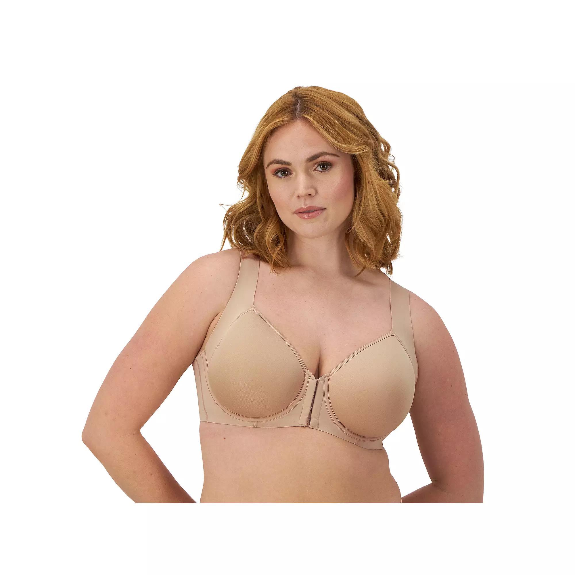 Bali One Smooth U Posture Boost With EverSmooth Back Underwire Bra DF3450, Women's, Size: 38 C, Black Product Image