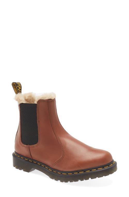 Dr. Martens Womens Leonore Faux Fur Lined Chelsea Boots Product Image