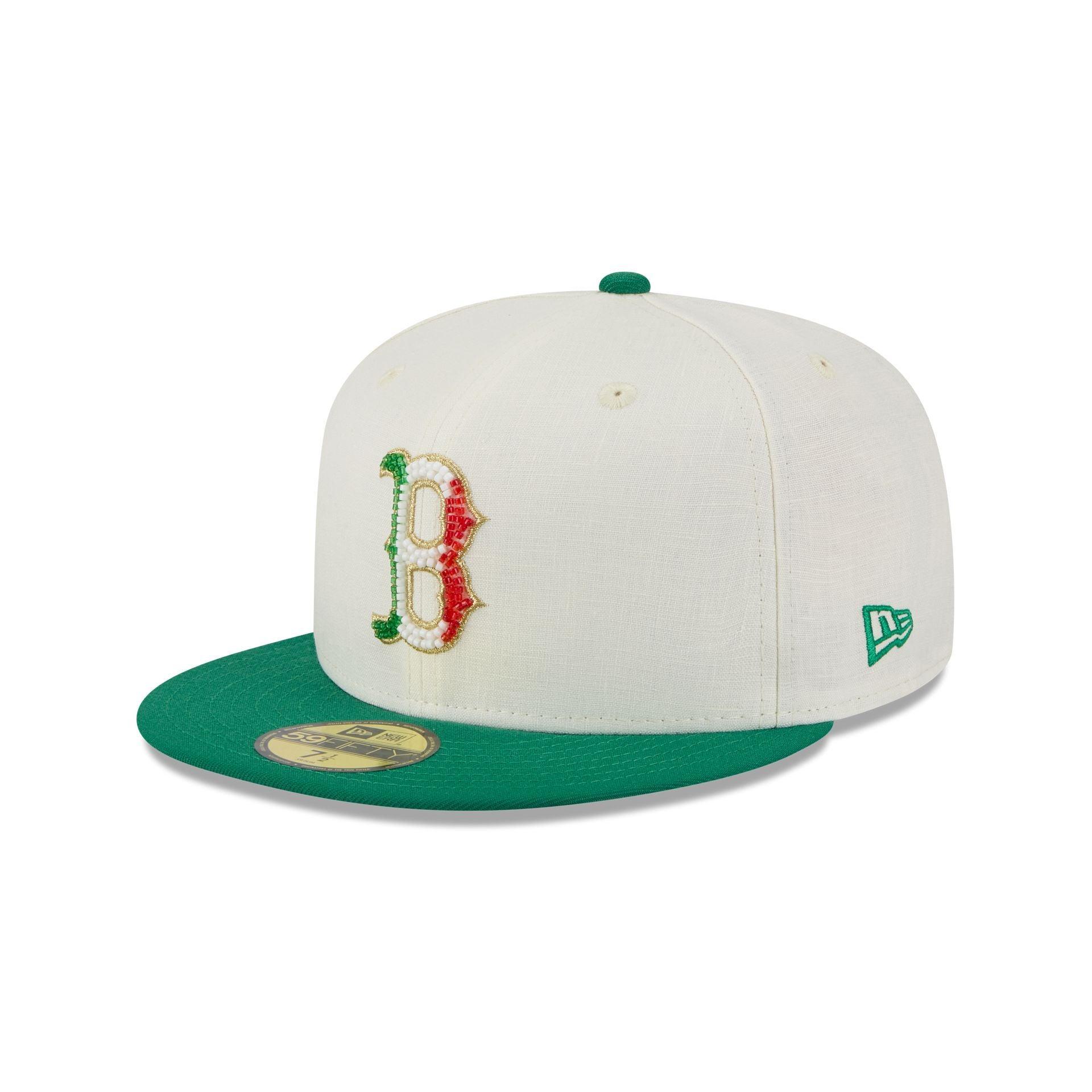 Boston Red Sox Beaded Linen 59FIFTY Fitted Hat Male Product Image