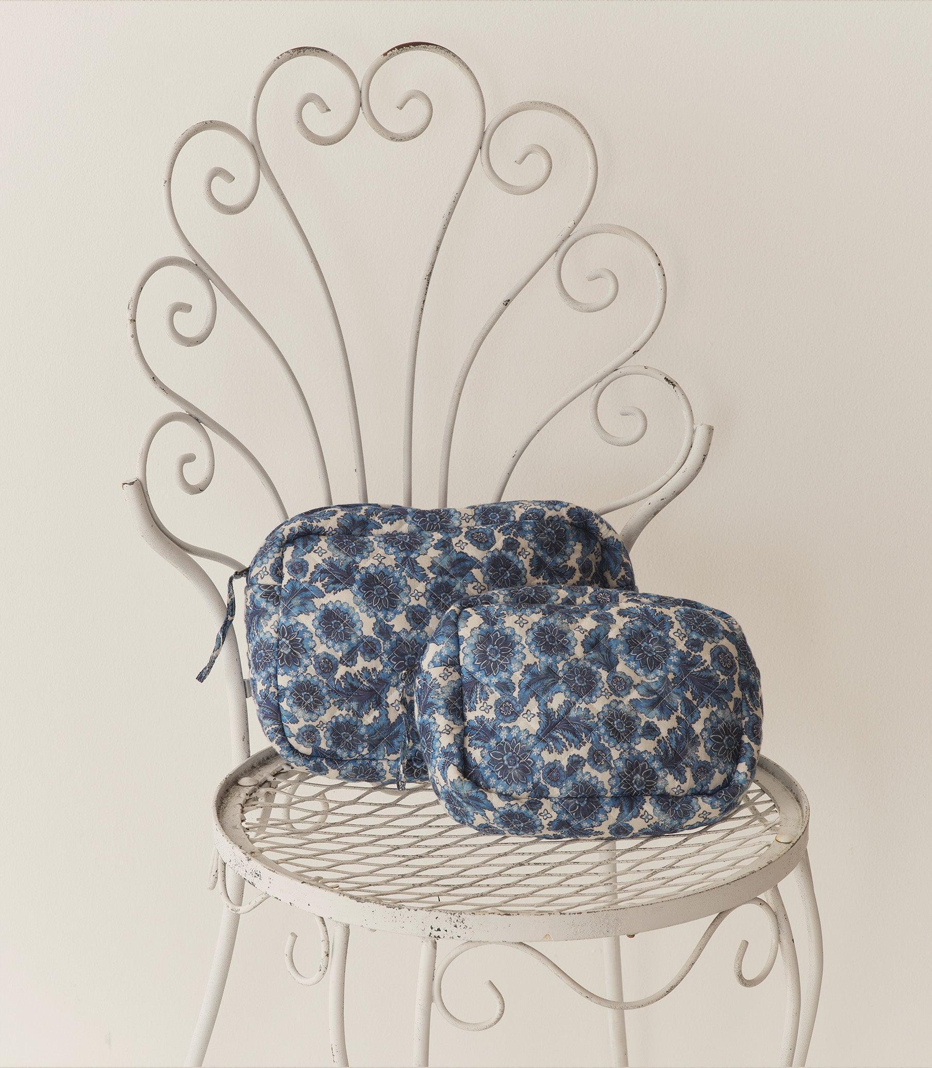HOLLOWAY POUCH -- BLEU SOLEIL FLEURIT Product Image