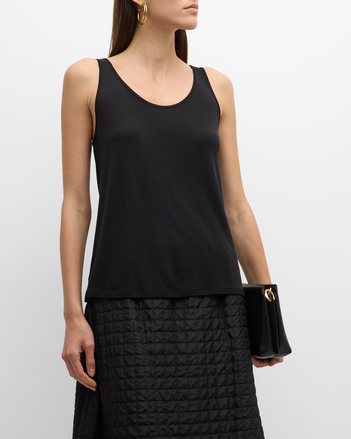 Womens Scoopneck Silk Slim Tank Product Image