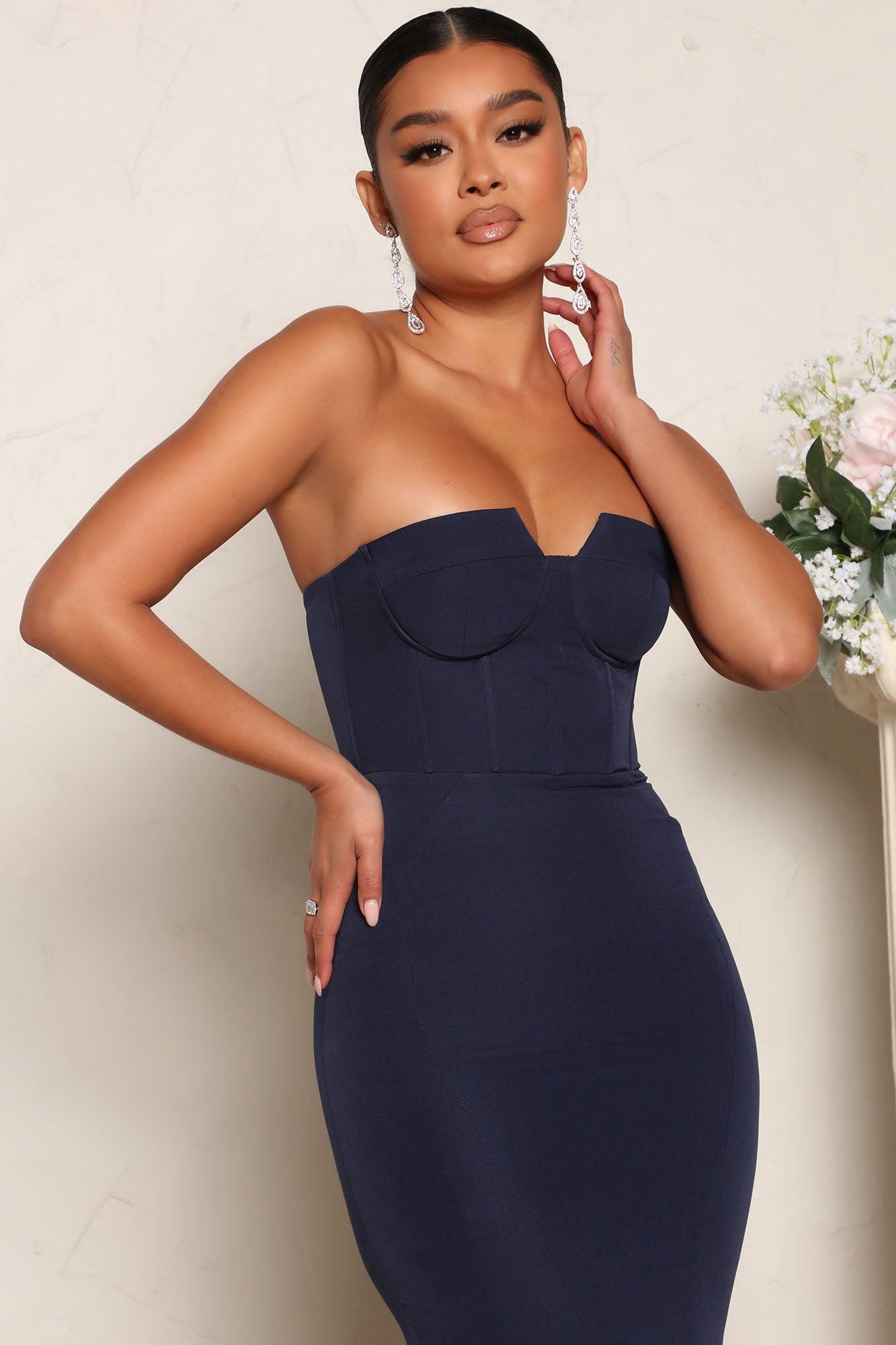 Rikki Maxi Dress - Navy Product Image