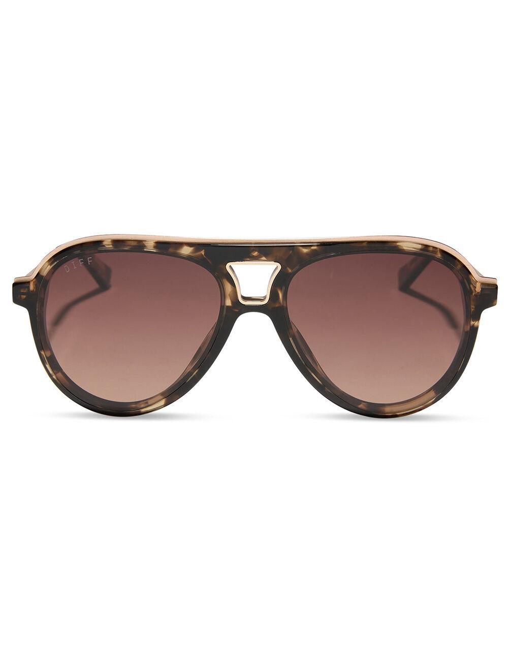 DIFF EYEWEAR Tosca III Womens Polarized Sunglasses - TORTOISE Product Image