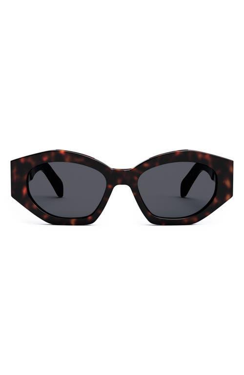 Womens Geometric 55MM Sunglasses Product Image