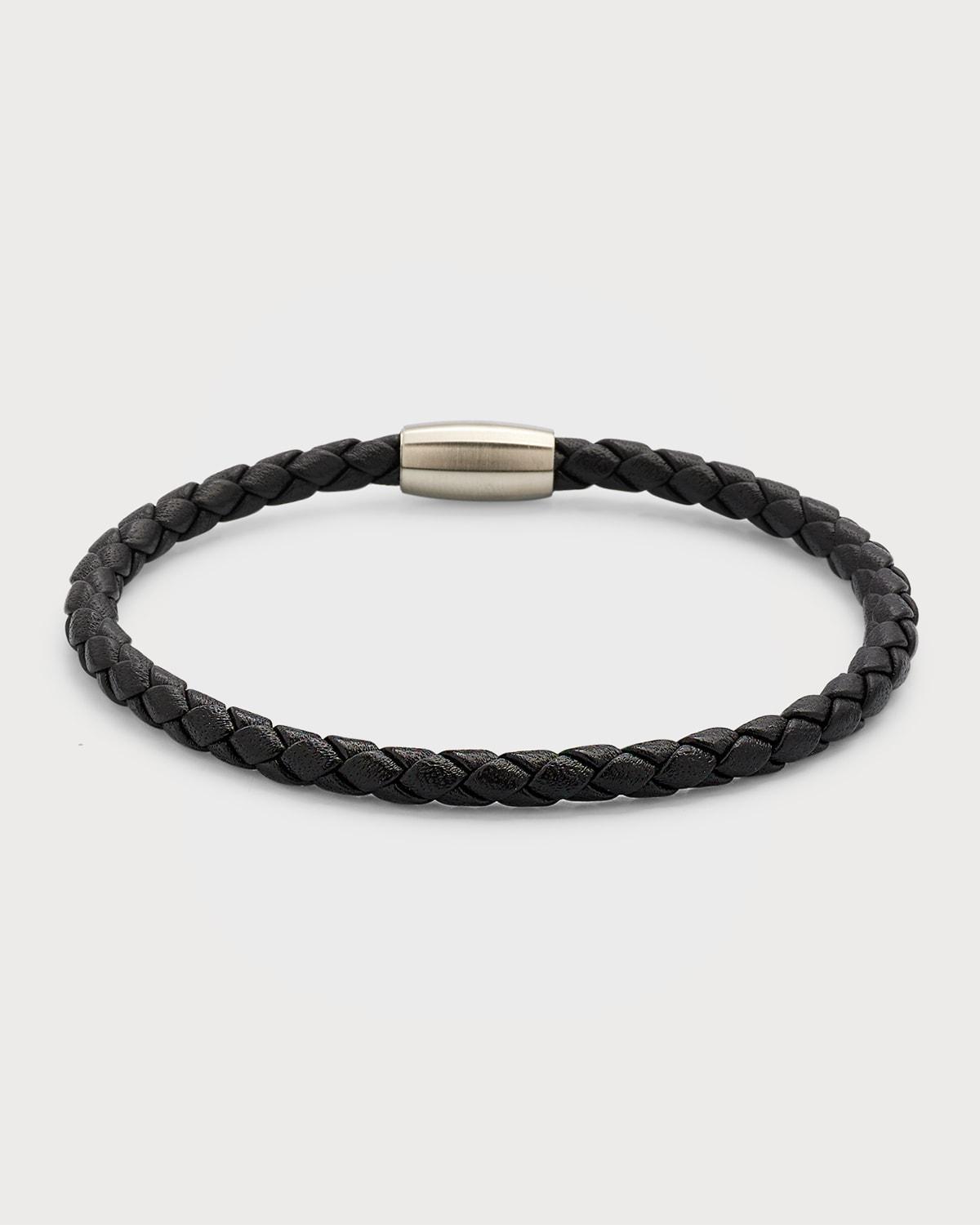 Link Up Braided Leather Cord Bracelet Product Image
