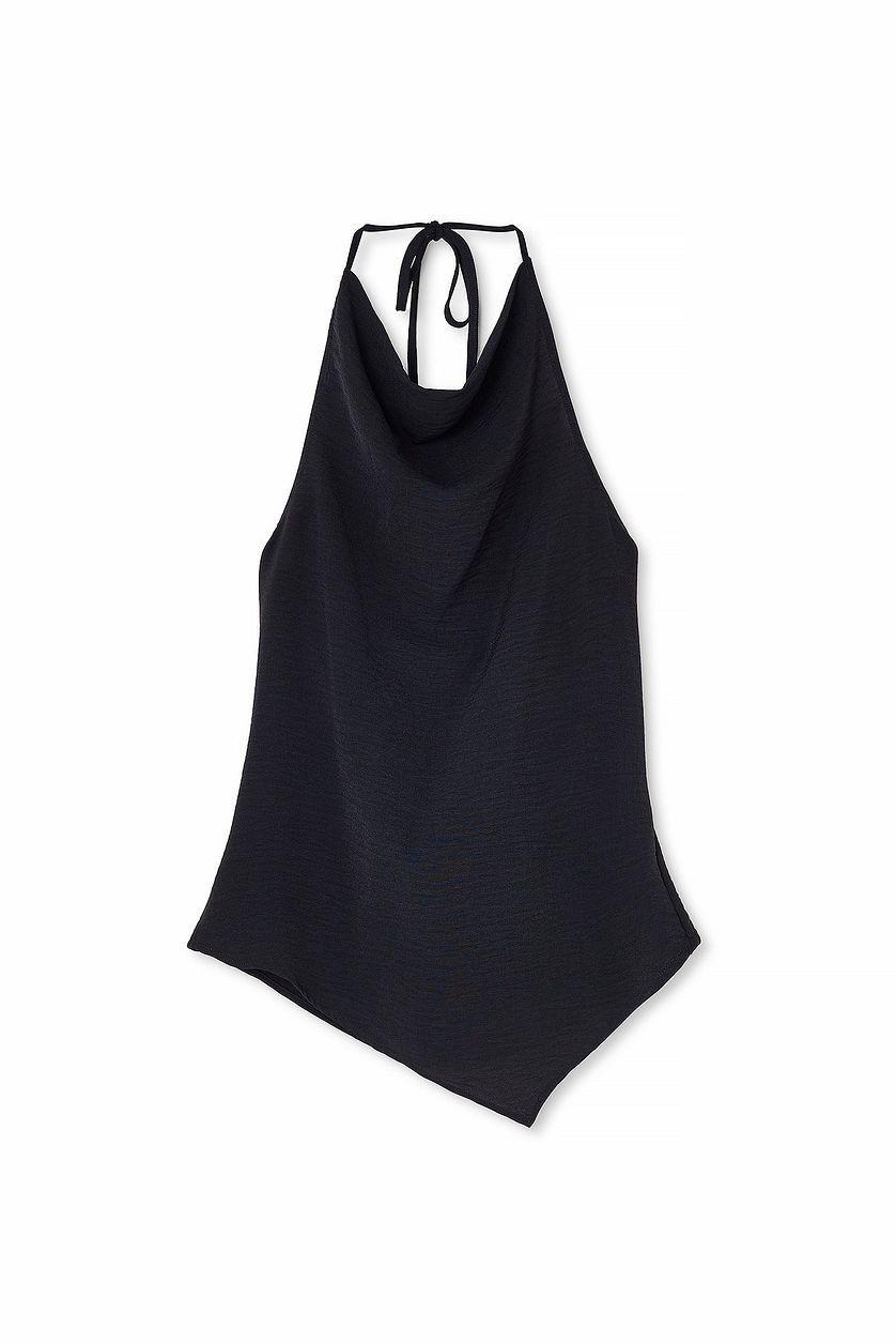 Funnel Neck Open Back Top Product Image