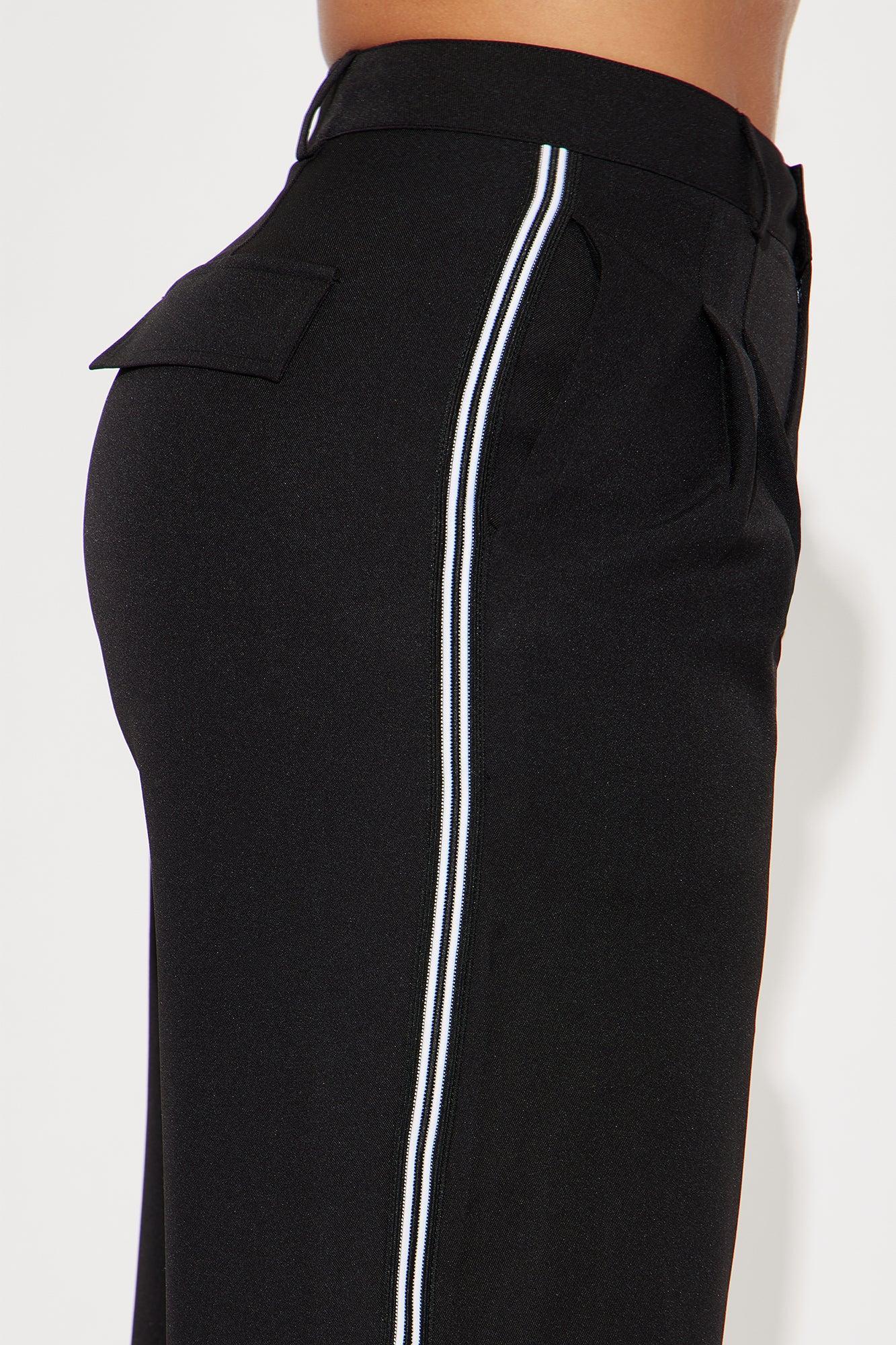 Shaylee Track Trouser Pant - Black Product Image