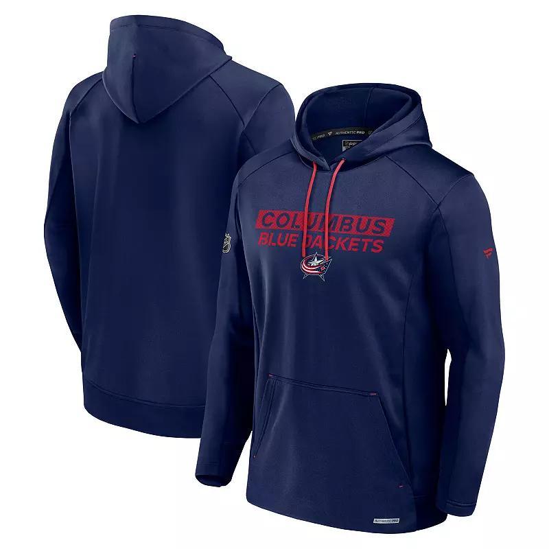 Men's Fanatics  Burgundy Colorado Avalanche Authentic Pro Rink Fleece Pullover Hoodie, Size: Small, Med Re Product Image