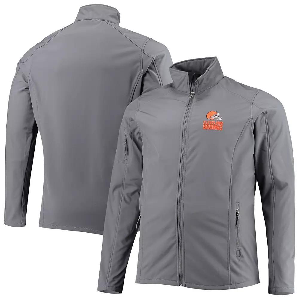 Men's Dunbrooke Gray Cleveland Browns Big & Tall Sonoma Softshell Full-Zip Jacket, Size: LT, Grey Product Image