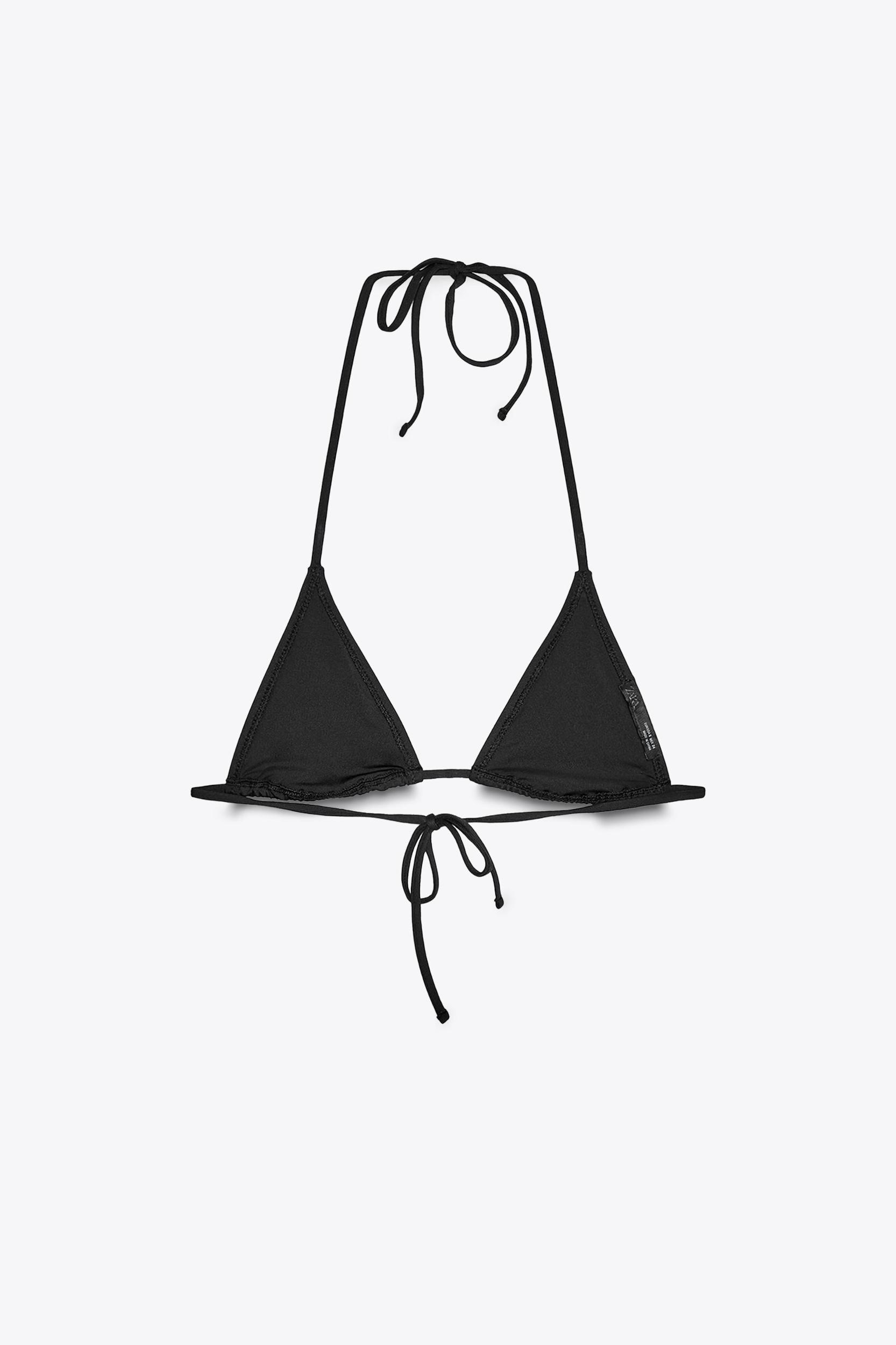 RHINESTONE TRIANGLE BIKINI TOP Product Image