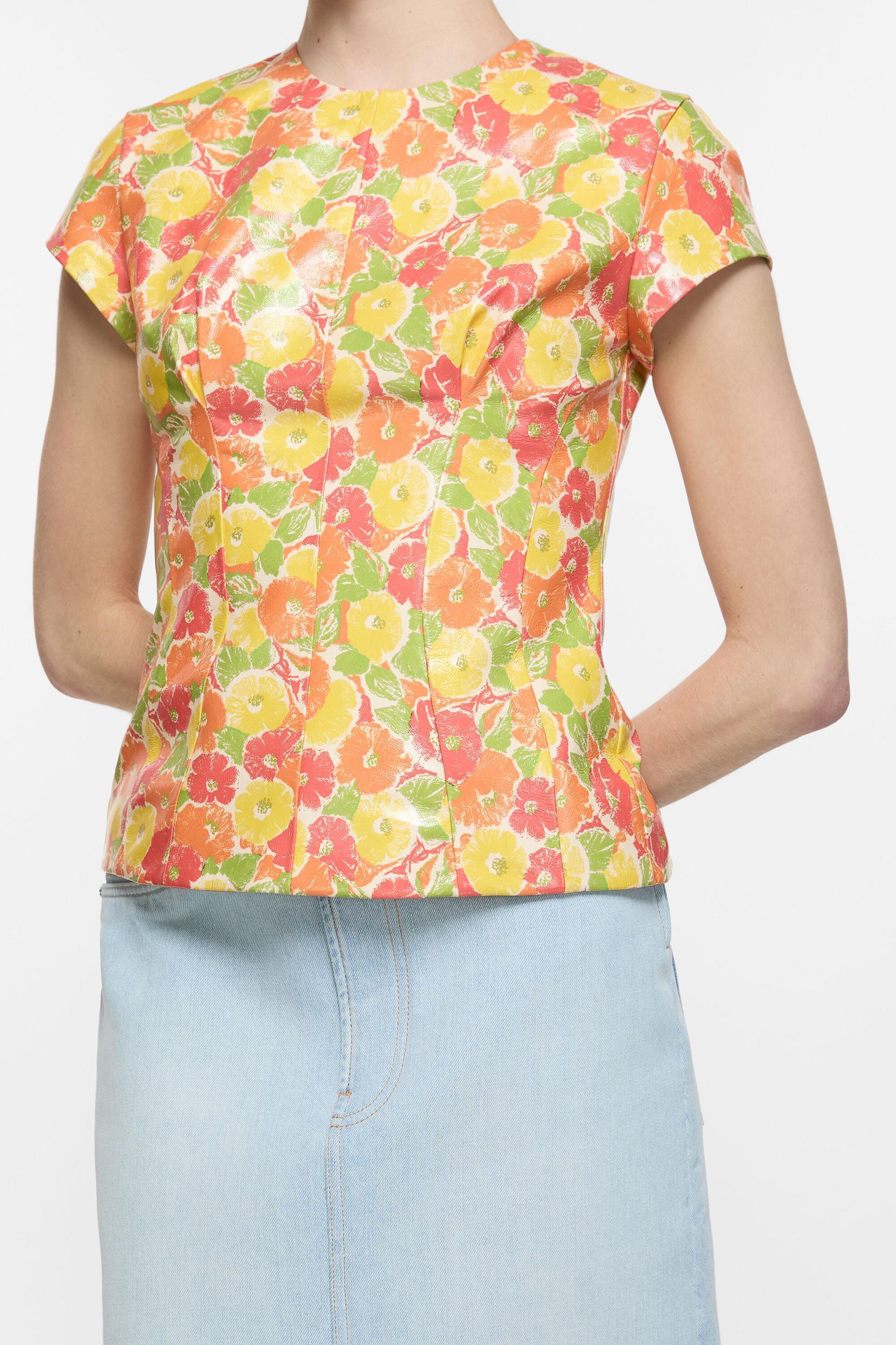 Leather t-shirt Product Image