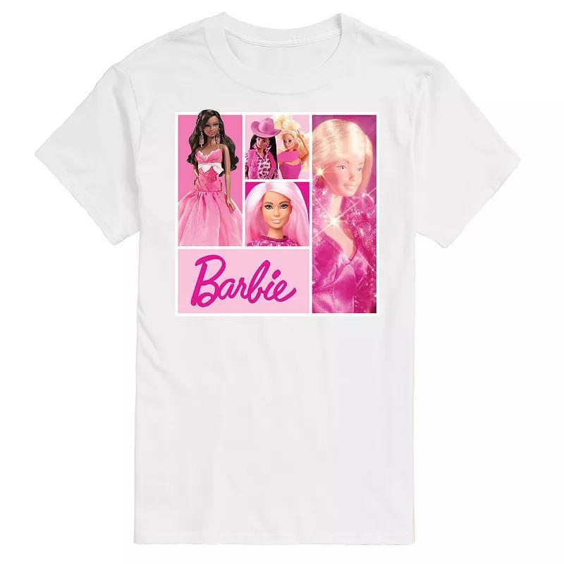 Big & Tall Barbie® Grid Graphic Tee, Men's, Size: XL Tall, Blue Product Image