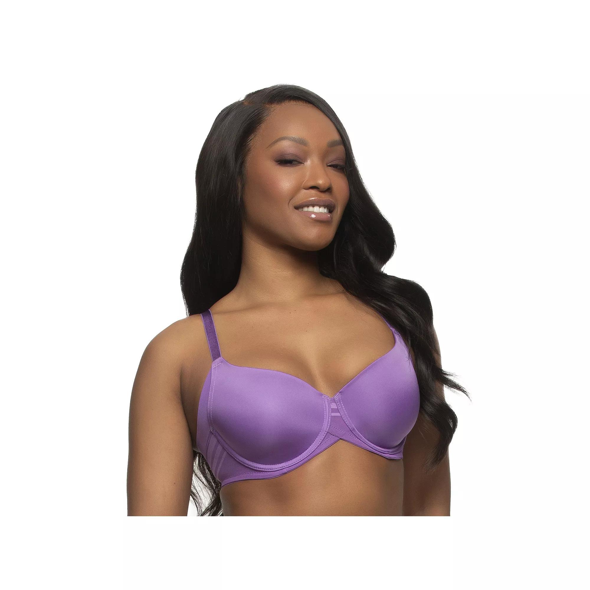 Paramour by Felina Marvelous Side Smoother Contour Bra 245033, Women's, Size: 40 D, Deep Purple Product Image