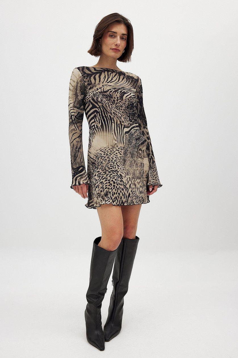 Pleated Mini Dress Product Image