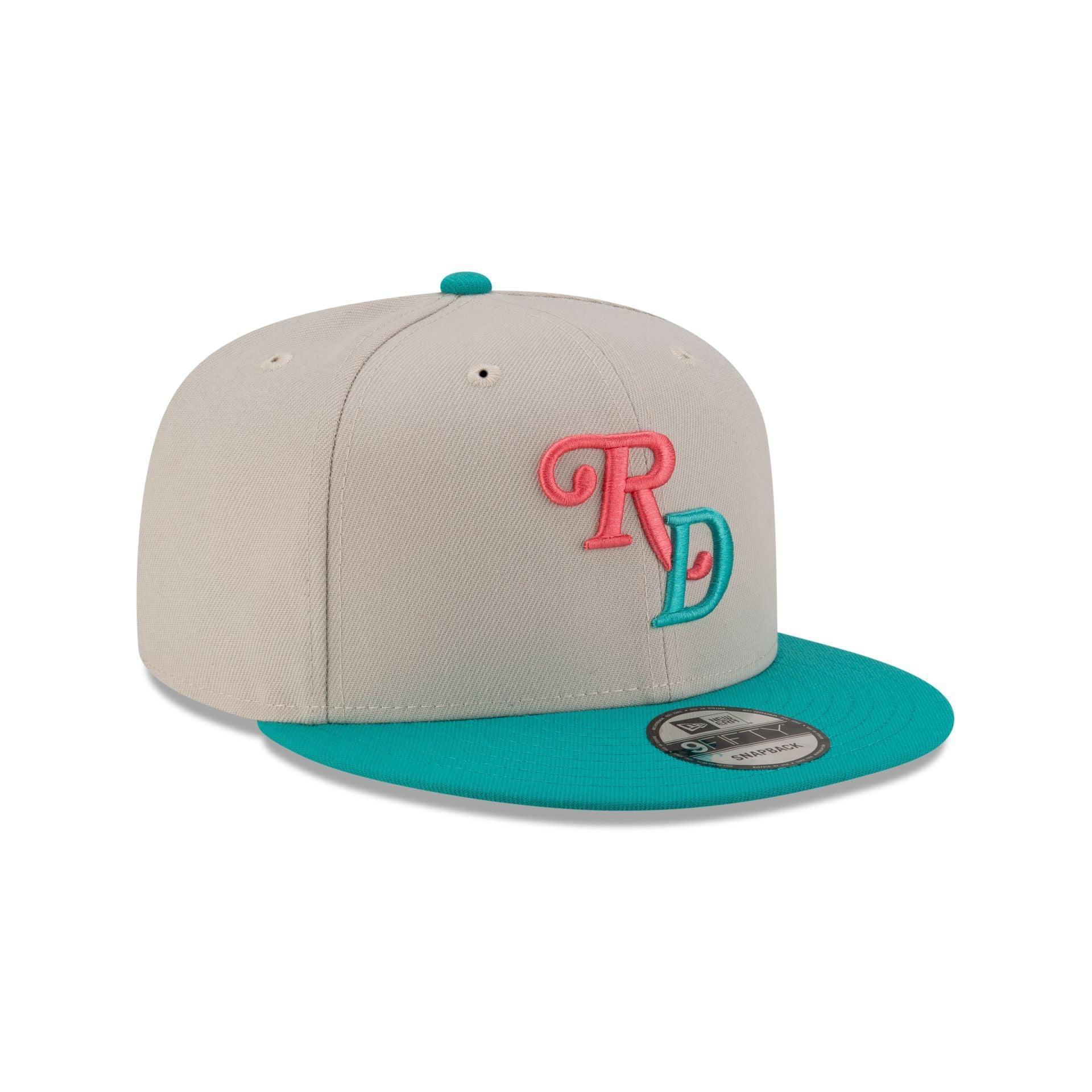 Dominican Republic Teal Script 9FIFTY Snapback Hat Male Product Image