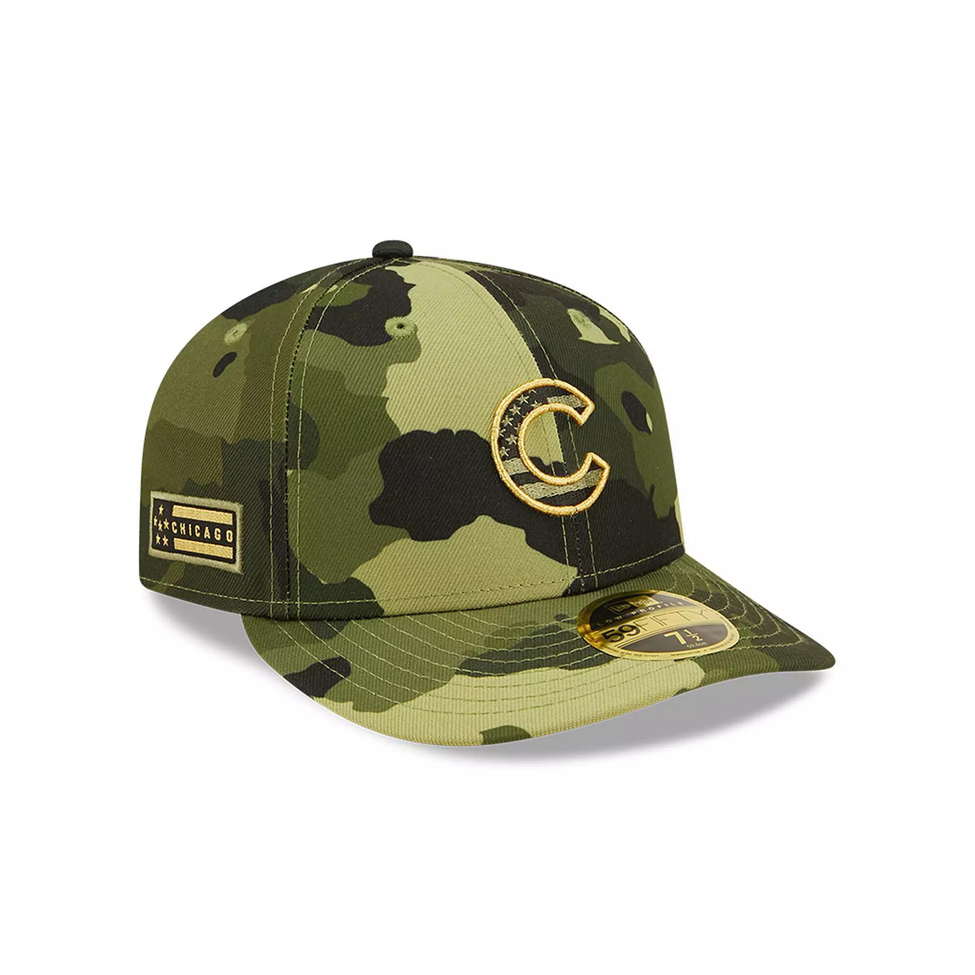 Mens New Era Camo Chicago Cubs 2022 Armed Forces Day On-Field Low Profile 59FIFTY Product Image