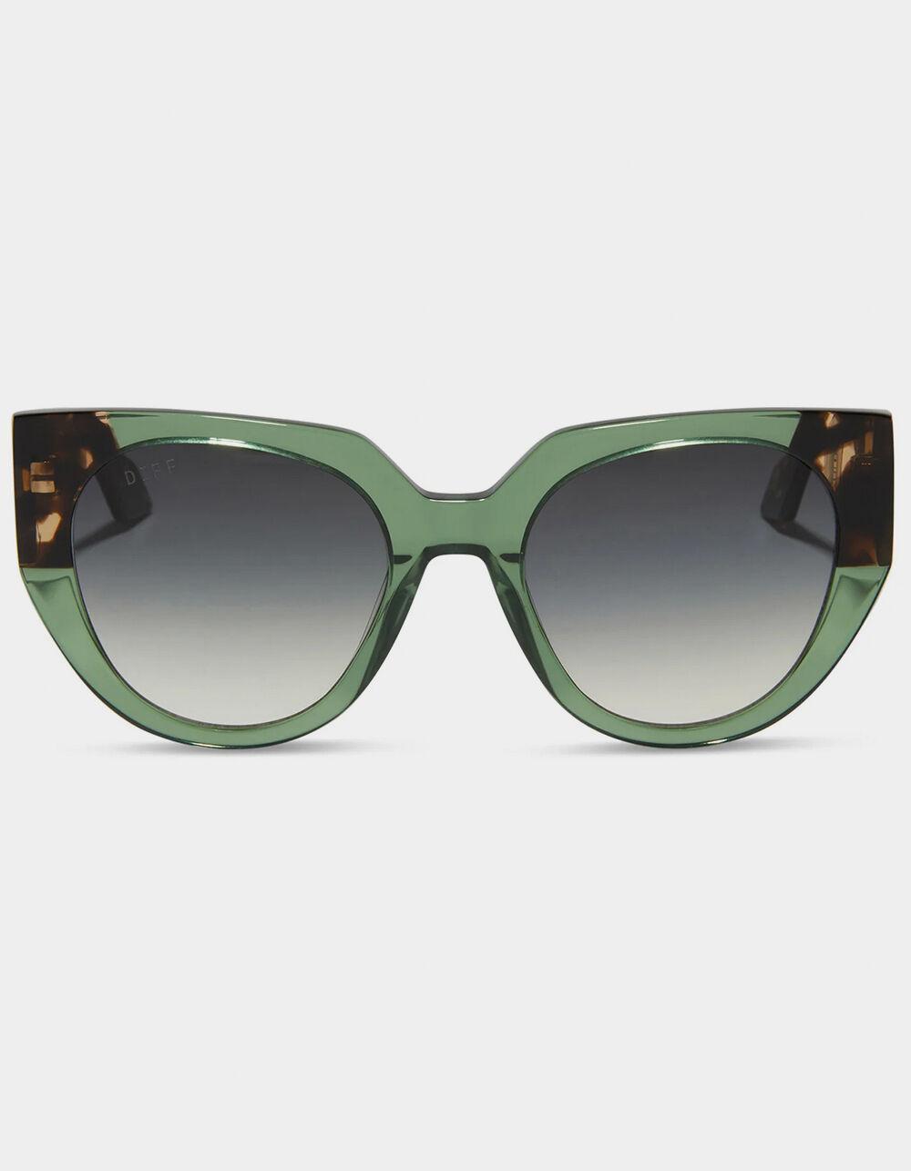 DIFF EYEWEAR Ivy Polarized Sunglasses - SAGE Product Image