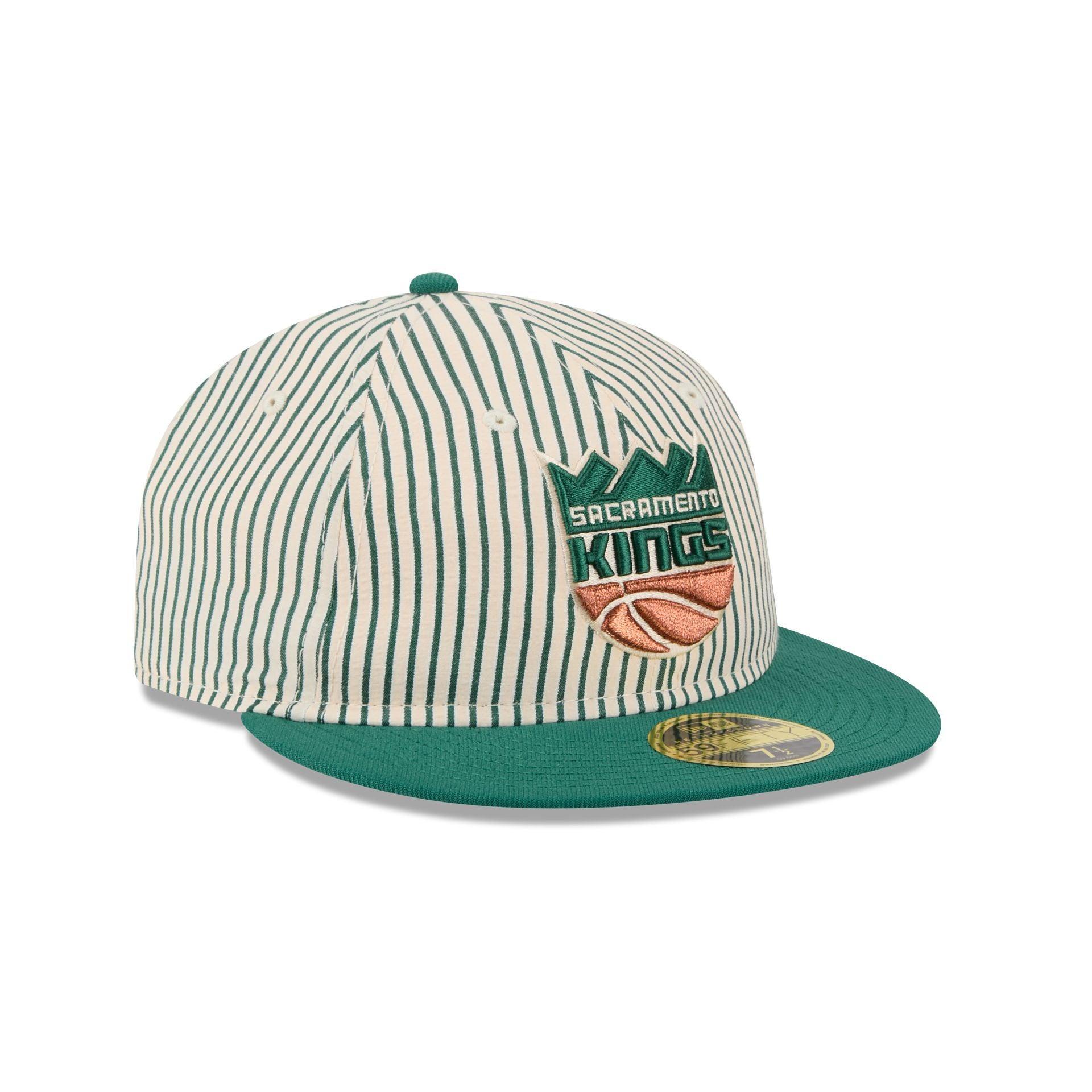Just Caps Seersucker Sacramento Kings Retro Crown 59FIFTY Fitted Hat Male Product Image