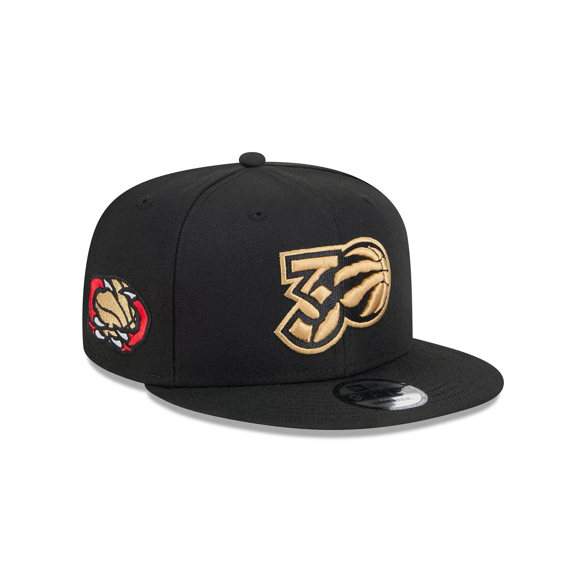 Men's New Era  Black Toronto Raptors 2024/25 City Edition Alternate 9FIFTY Snapback Hat, Rpt Black Product Image