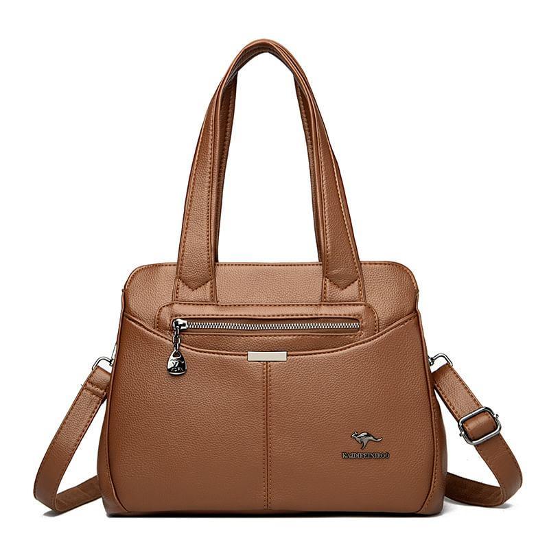Faux Leather Tote Bag Product Image